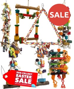 Large parrot toys for deals sale